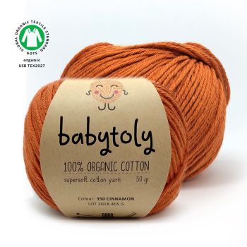 Organic Cotton Yarn - CINNAMON, 350