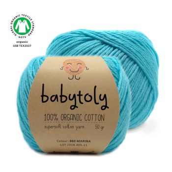 Organic Cotton Yarn - MARINA, 860