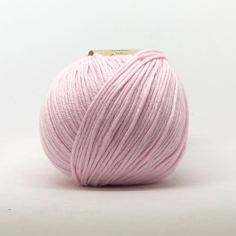 Organic Cotton Yarn - PASTEL PINK, 116