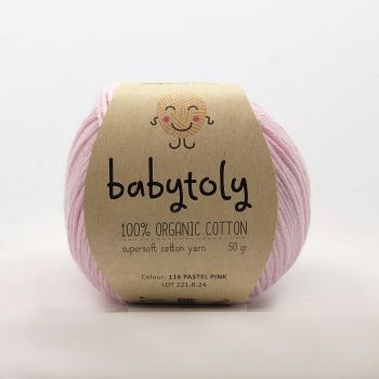 Organic Cotton Yarn - PASTEL PINK