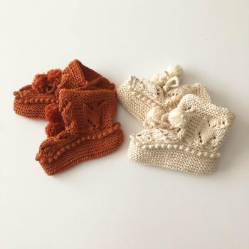 Pompom Booties - choose colors