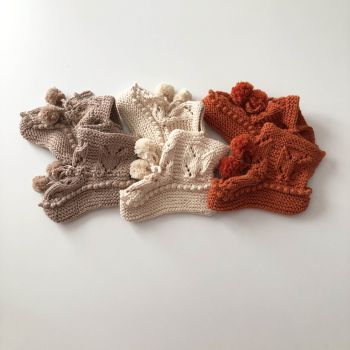 Pompom Booties - choose colors