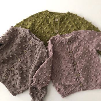 Popcorn Cardigan - *new colors