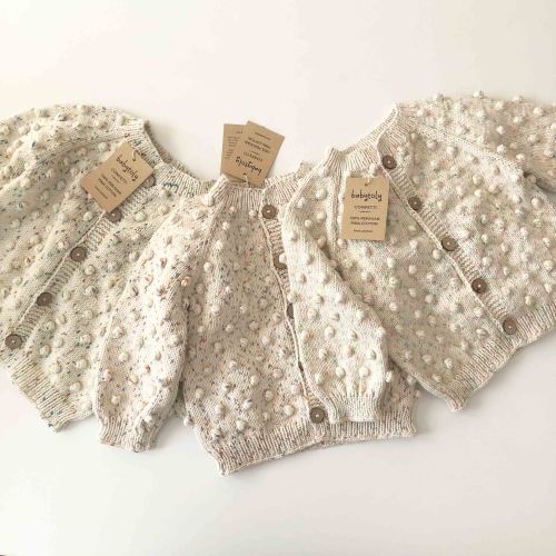 Popcorn Cardigan exclusive confetti collection
