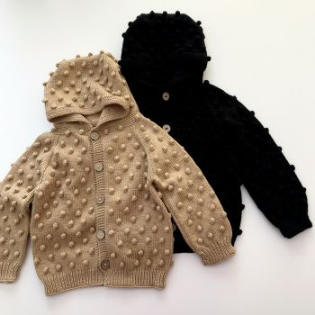 Popcorn Hoodie - select colors, honey, black