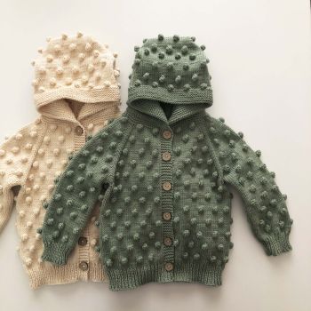 Popcorn Hoodies - natural, mint