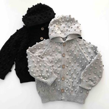 Popcorn Jacket , Hoodie - silver, black