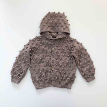 Popcorn Jacket , Hoodie - taupe