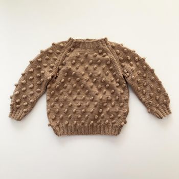 Popcorn Sweater - birch, mint