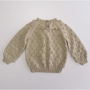 Popcorn Sweater - seaweed