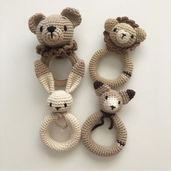 Bear Rattle 6.1" - 15.5 cm