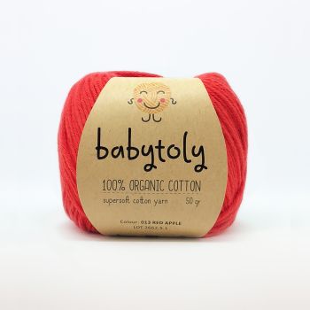 Organic Cotton Yarn - RED APPLE, 013