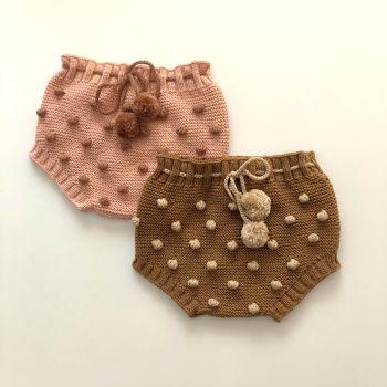 Popcorn Bloomers - biscuit, select colors