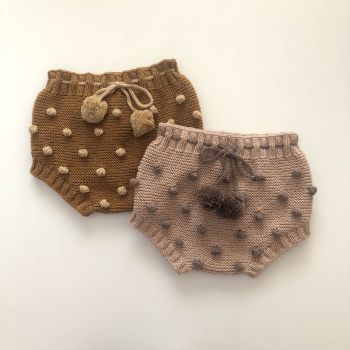 Popcorn Bloomers - clay, biscuit