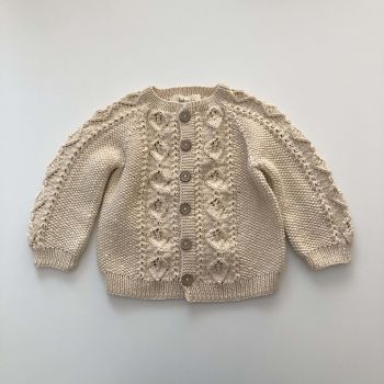 Rococo Cardigan - natural, honey, beige, camel