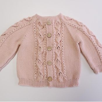 Rococo Cardigan - powder pink