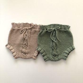Rococo Bloomers - mint, taupe, beige