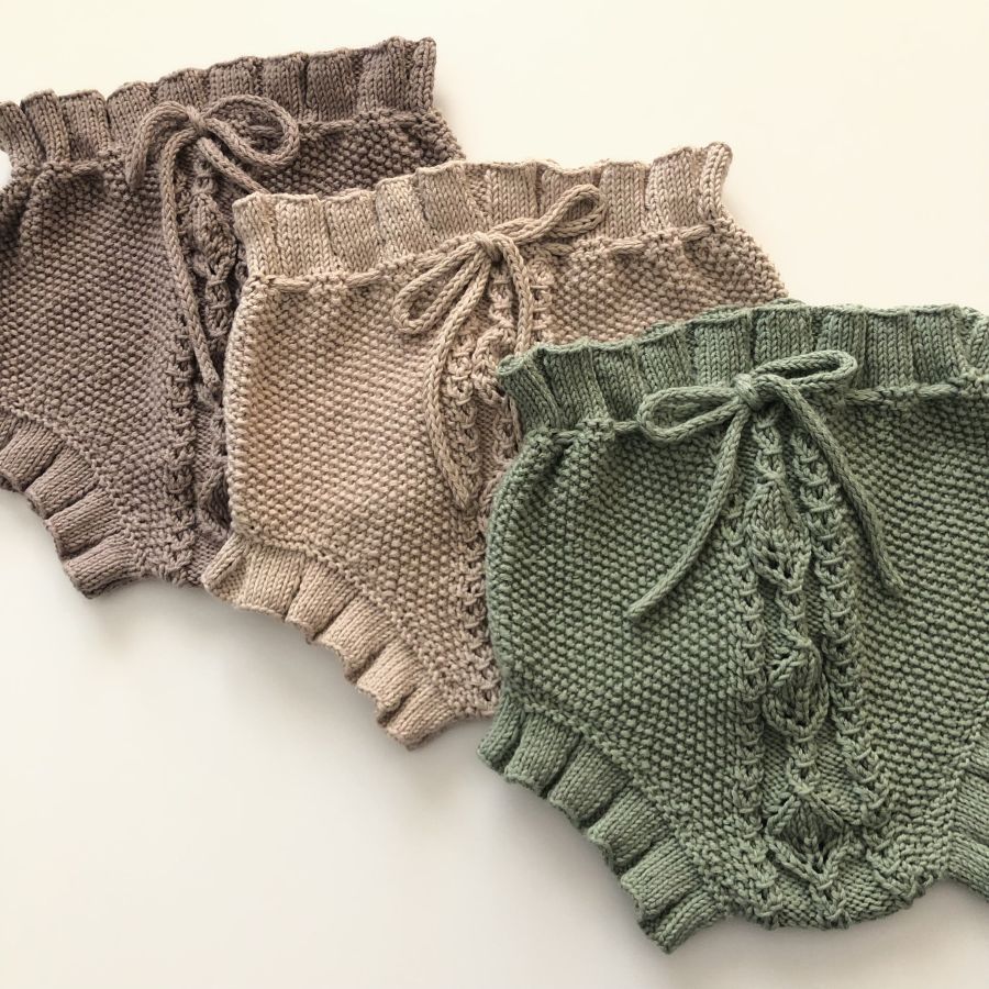 Rococo Bloomers - mint, taupe, beige