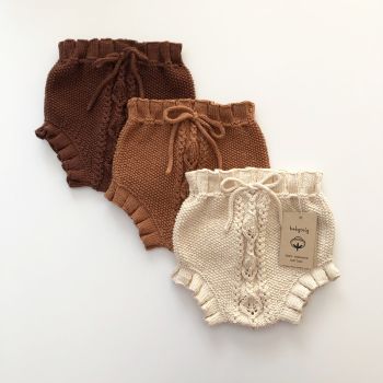 Rococo Bloomers - terracotta, chocolate, natural