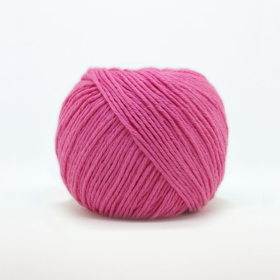 Wool and The Gang - Big Love Cotton - 100 G - 100% Organic Cotton - Chunky Yarn - Pink