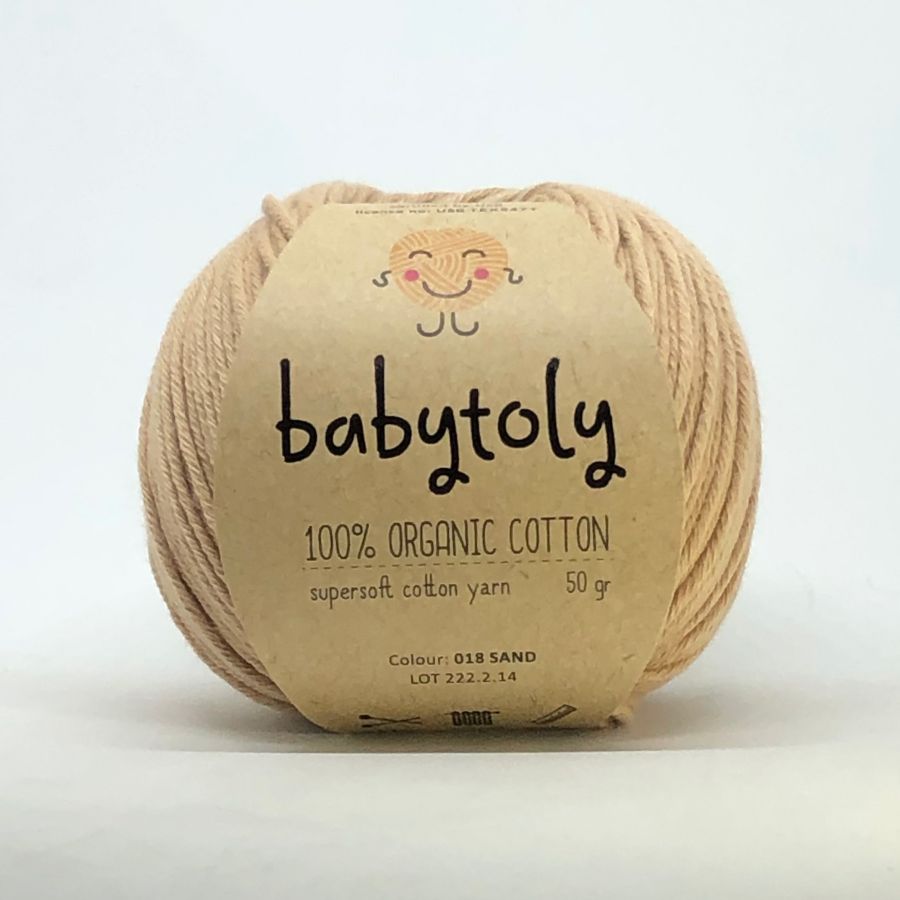 Organic Cotton Yarn - SAND, 018