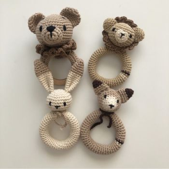 Bunny Teether 6" - 15 cm