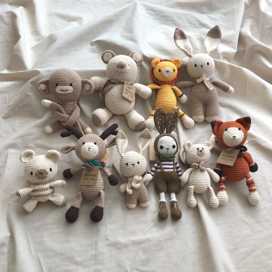 Amigurumi Crochet Toy Deer 11.5