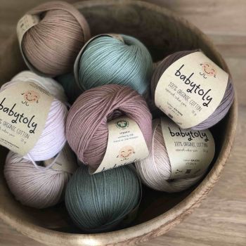 12 Yarn Bundles - Organic Cotton Yarn (choose colors)