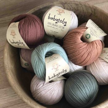 12 Yarn Bundles - Organic Cotton Yarn (choose colors)