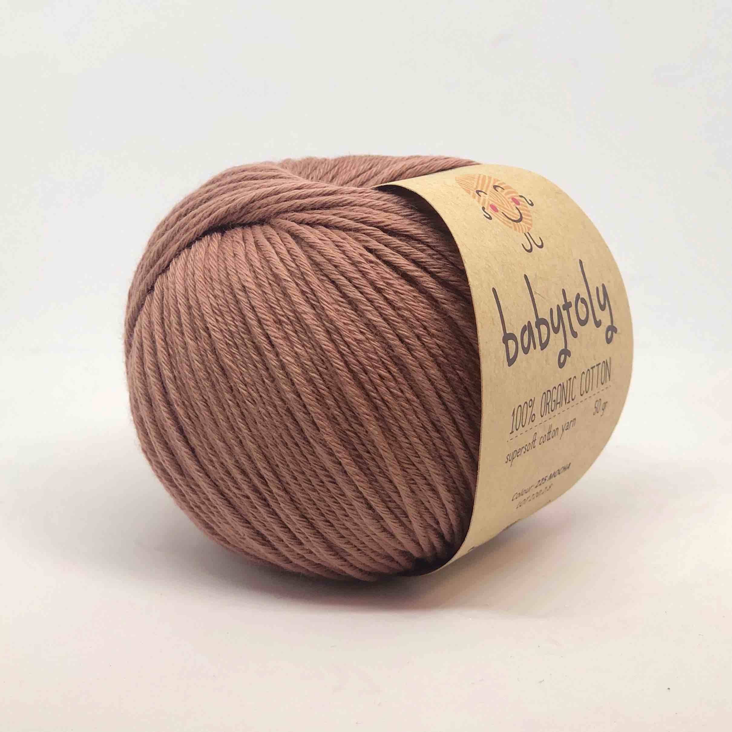 Organic Cotton Yarn MOCHA, 225