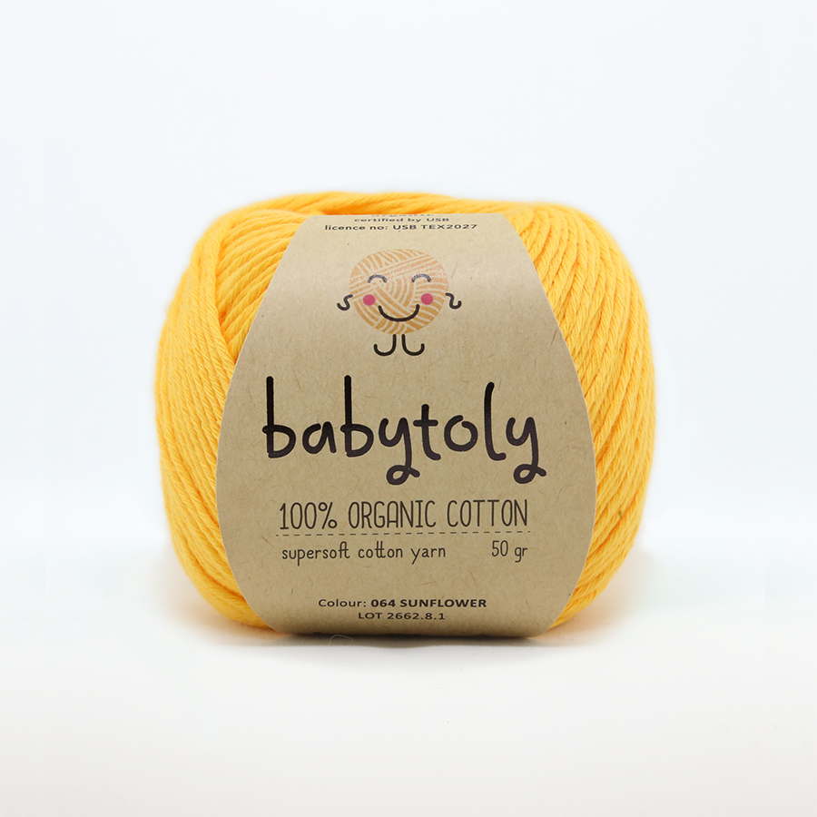 Organic Cotton Yarn - SUNFLOWER, 064 